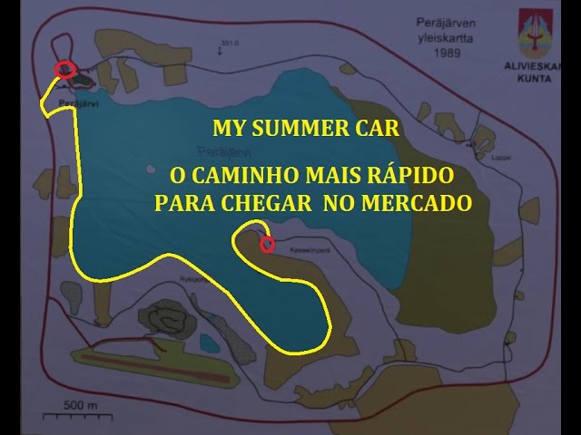 My Summer Car Brasil: [Locais] Mapa do Jogo