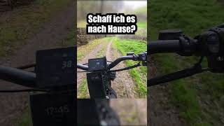 9% Akku und ohne Navi finde ich nicht heim 💀 #eride #surron #emoto