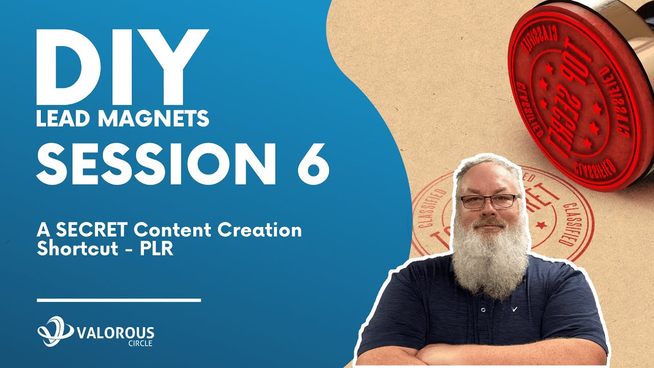 DIY Lead Magnets Series - Video 6 (TOP SECRET Content Sourcing Tip!)