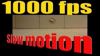 Casio Exilim EX-ZR100 1000 fps test