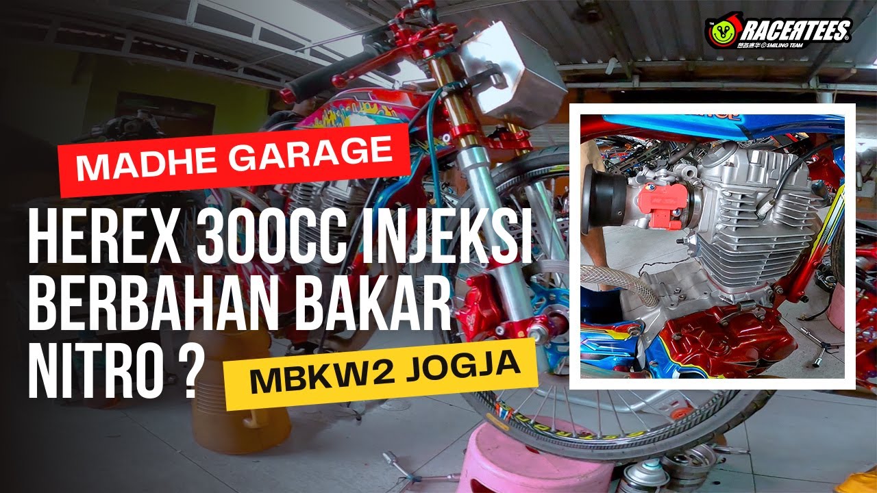 MADHE GARAGE FEAT MBKW2 JOGJA RISET HEREX 300cc INJEKSI BAHAN BAKAR NITRO | RACING SHOW