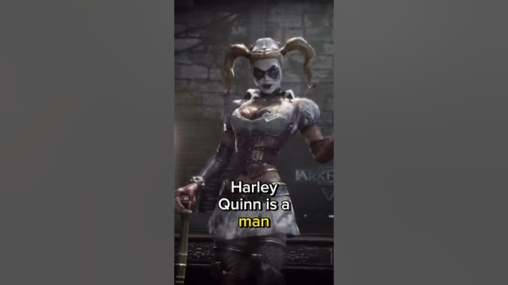Harley Quinn WAS A MAN! In Batman: Arkham Asylum before Suicide Squad: Kill the Justice League!