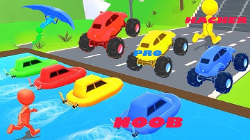 Shape Shifting All Levels 🏃‍♂️🚗🚲🚦 Gameplay Walkthrough Android, ios Big Update PC Full Screen16 .