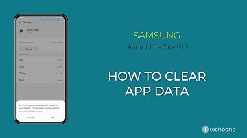 How to Clear App data - Samsung [Android 11 - One UI 3]