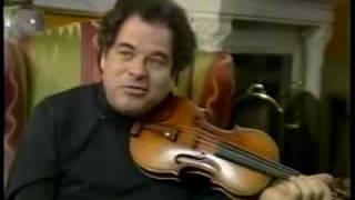 Itzhak Perlman discusses and plays...