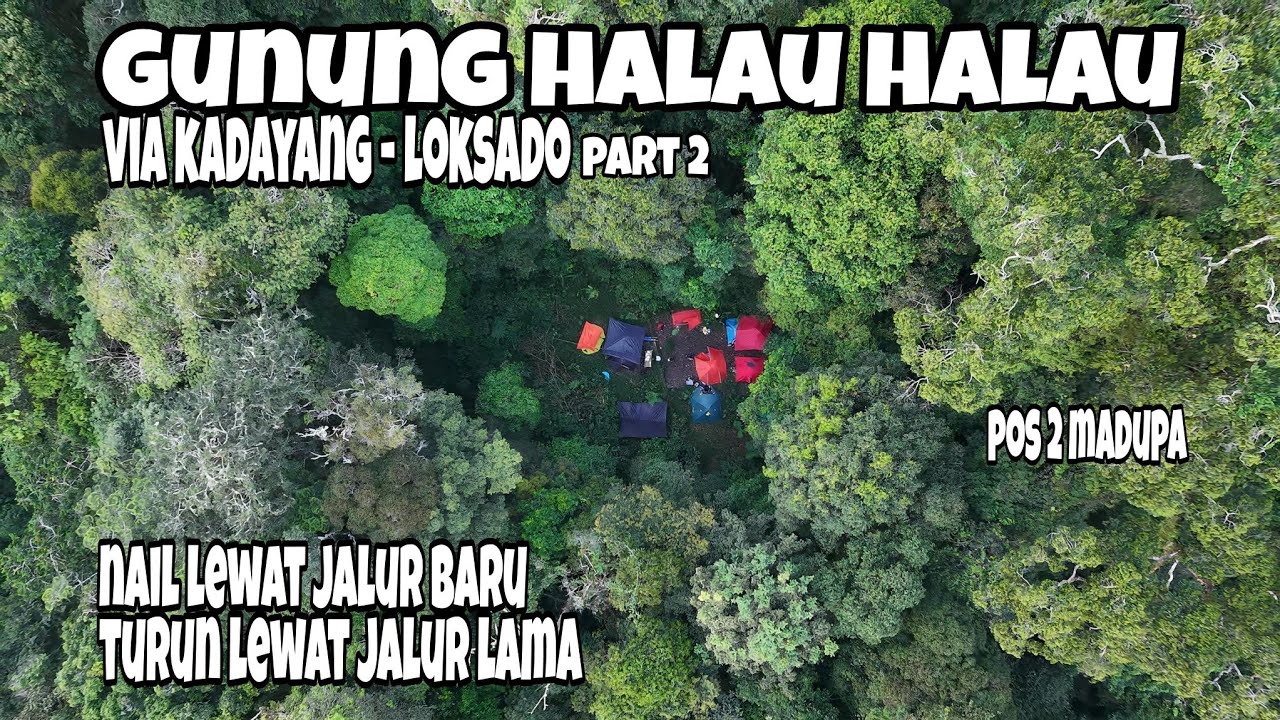 GUNUNG HALAU  HALAU via KADAYANG | DESA HARATAI | Kec. LOKSADO | Kab. HULU SUNGAI SELATAN | Part 2