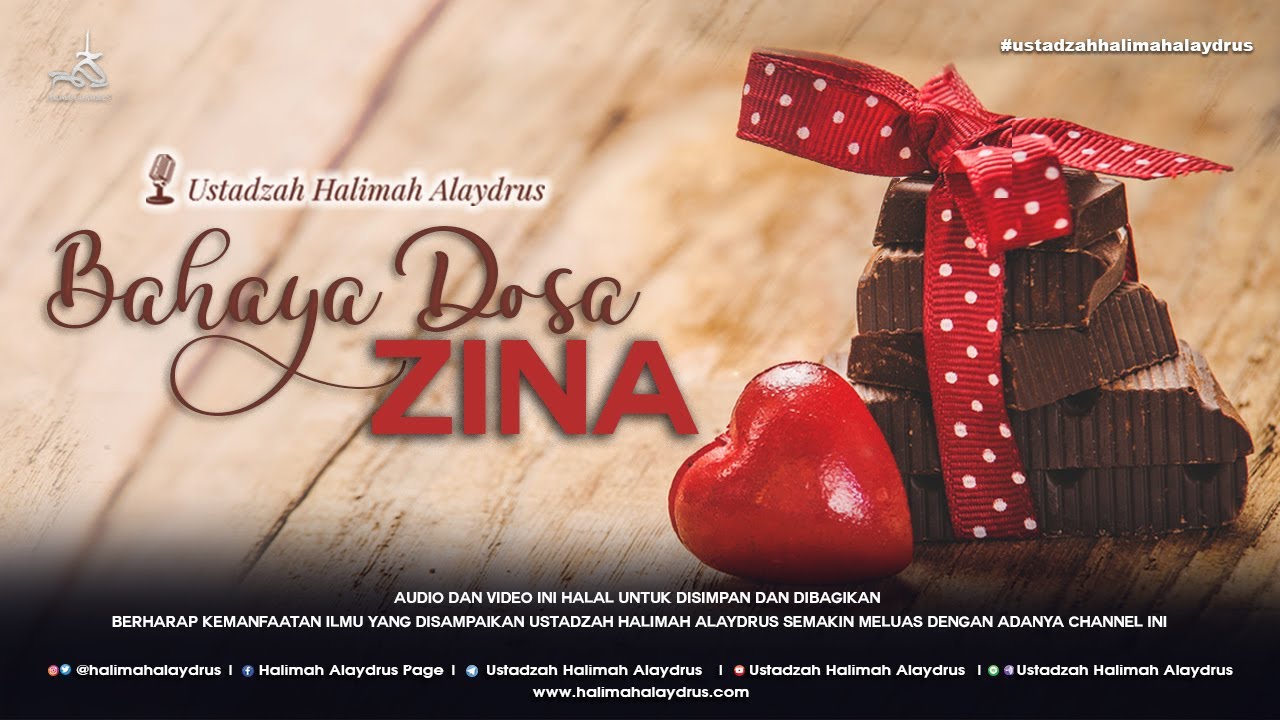 Ustadzah Halimah Alaydrus - Bahaya Dosa Zina (Kajian Kitab AnNasoih Diniyah)