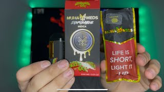 NEWEST Updated Muha Meds 2G Disposable Device/Review || Watermelon OG🍉