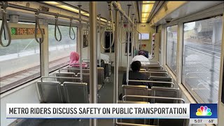 Metro riders discuss safety on Los Angeles public transportation