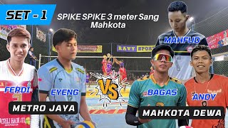 Threemeter Spikes Are Immediately Released  Mahkota Dewa batangbatang Vs Metro Jaya kota