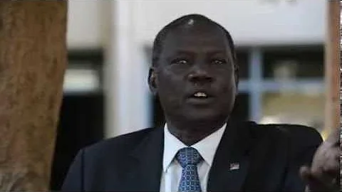S.Sudan Information Minister Michael Makuei Lueth ...