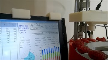 Raspberry and Blackberry quality tester with turntable