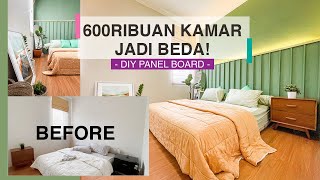 Ubah kamar dengan DIY Panel Board, cuma 600 ribuan aja!