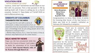 Holy Mass- March 22nd 2026- Fifth Sunday of Lent- 8am