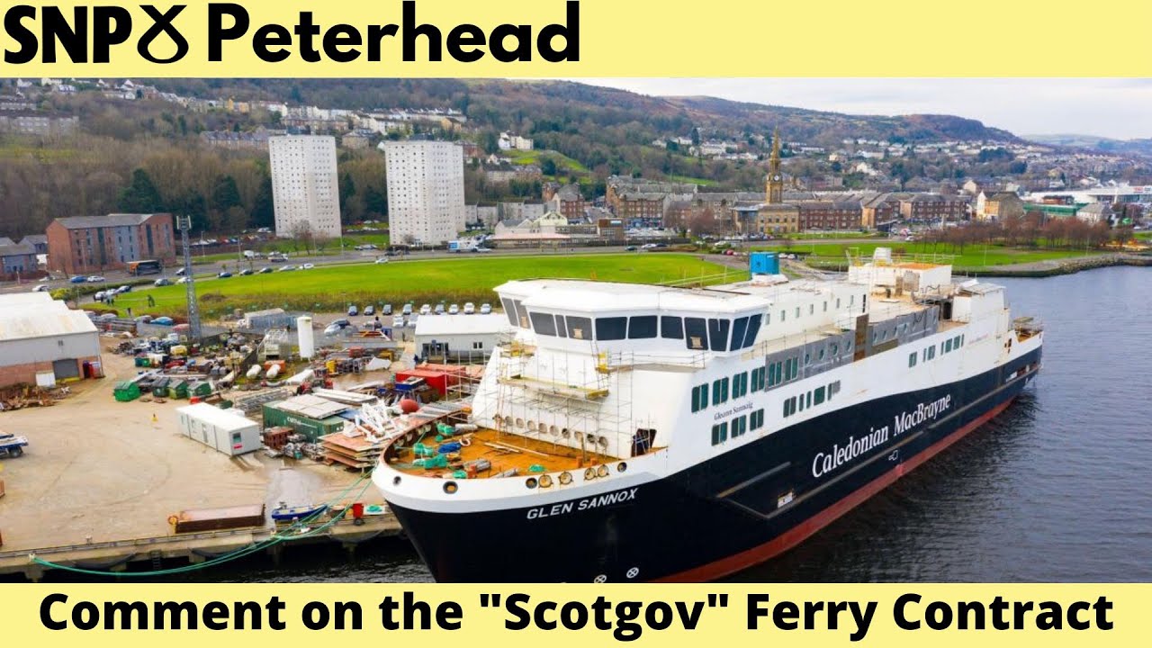 So what about these Scottish Ferries then?