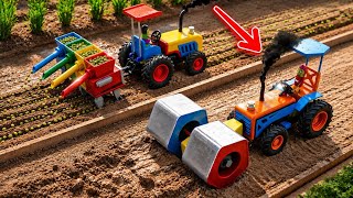 DIY Mini Tractor Land Roller 🌱 Smooth Farm Seeding | HP Mini