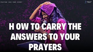 HOW TO CARRY YOUR ANSWERS!