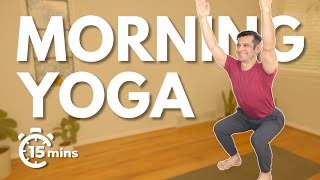 15 Minute Morning Yoga Workout - Stretch, Strengthen & SHINE by David O Yoga 1,551 views 1 year ago 17 minutes