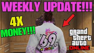 GTA Online 4X MONEY Weekly Update!!!
