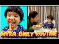 Myras daily routine  hungry birds inside