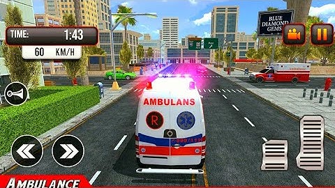 trò chơi Lái Xe cứu thương Khẩn cấp | | Ambulance Emergency Rescue Simulator | android gameplay