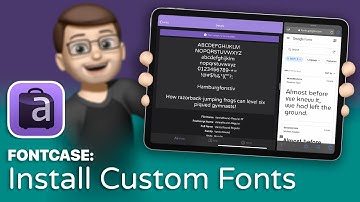 How to Install Custom Fonts on your iPad or iPhone using the free Fontcase App