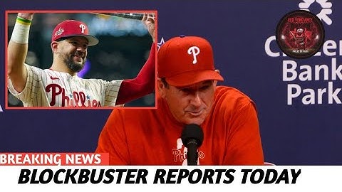 15 Mins Ago! Phillies Announce Shocking Roster Moves..It