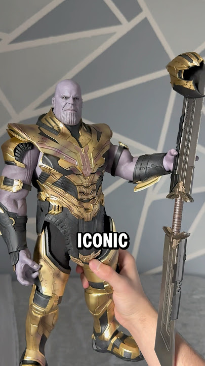 FATHER’S DAY THANOS REVIEW ❤️😭 #thanos #avengersendgame #thanosedit #actionfigures #hottoys #mcu
