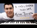 3 Habilidades para ser mejor pianista y tecladista y sonar PRO⭐