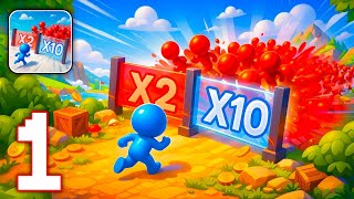 Mob Control - Gameplay Walkthrough Part 1 - Join & Clash Stickman Army (Android, iOS) screenshot 3