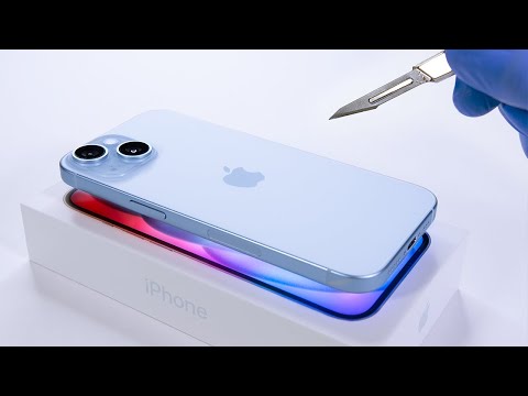 видео: iPhone 15 Unboxing and Camera Test - ASMR