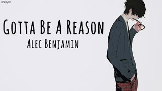 「Nightcore」→ Gotta Be A Reason ♪ (Alec Benjamin) LYRICS ✔︎ Resimi