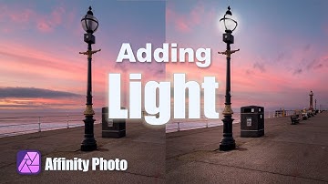 How To Turn on Steet Lights in Your Photos (Affinity Photo)