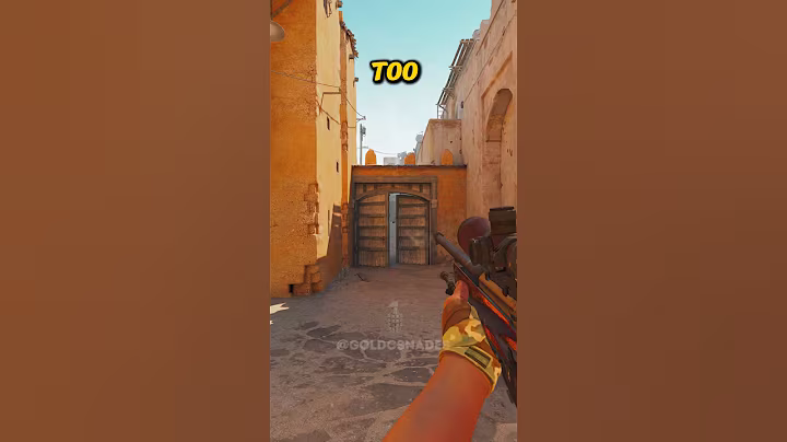 MID DUEL ONE WAY SMOKE ON DUST 2 #shorts #cs2