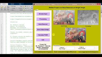 Haze Removal using Image Processing