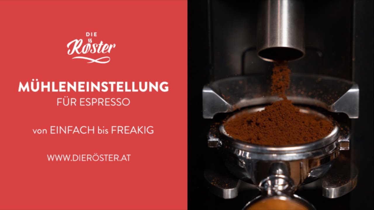 Mahlgrad bzw. Mühleneinstellung für Espresso YouTube