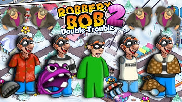 Robbery Bob 2 - All Costumes Funny Gameplay Part 244