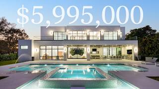 Inside $5.9M Luxury Living in Miami | 6,000  SF New Construction with Resort Backyard |9525 SW 95 Ct