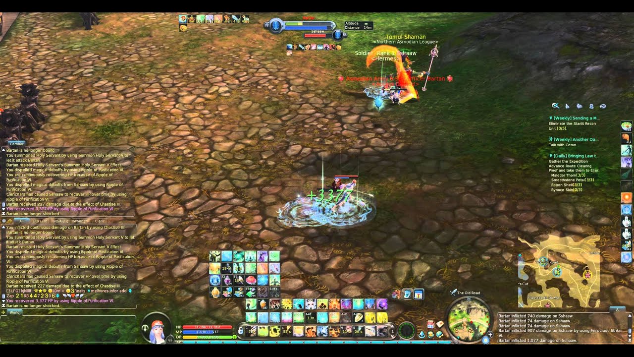 Aion US 4.7 Siel - Levinshor PvP Gameplay Cleric - Bartan #2 (Nov 11 ...