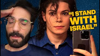 Annoying MJ Lookalike is Pro-Israel