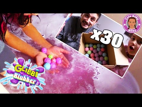 badewannen-explosion-!!!-30-kugeln-glibbi-blubber-auf-einmal-|-cutebabymiley-kinderwelt-tube