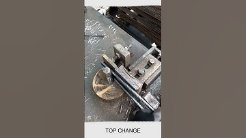 Reinforcement bending process #machine #rebar #steelbar #goodtools #smartwork #craft #viral #short