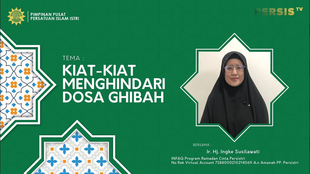 kiat-kiat-menghindari-dosa-ghibah-oleh-ir-hj-ingke-susilawati-youtube