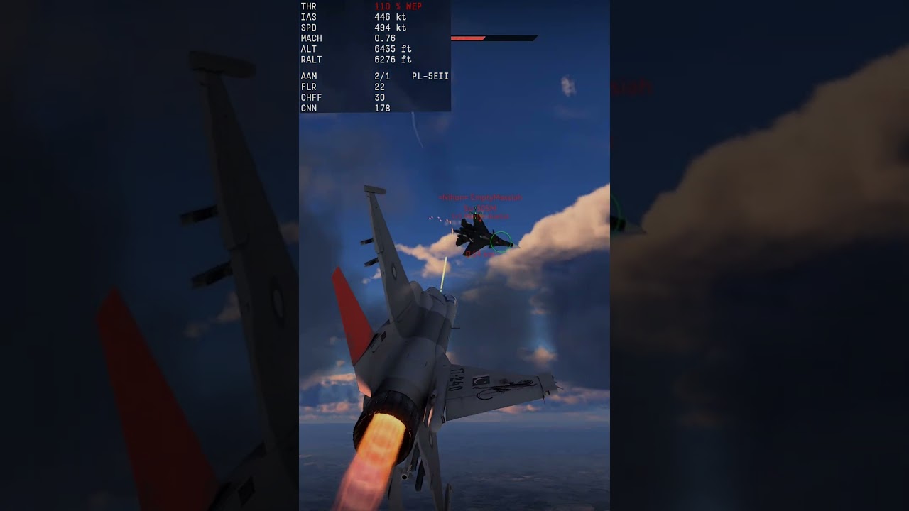 JF-17 VS SU-30SM  fight! 