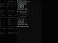 How to use UPDATE and DELETE Commands in MySQL using CMD #databaseconcepts #cmd
