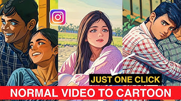 How To Convert Any Video Into Cartoon Video | Easy Editing | Without Domo Ai _Just One Click