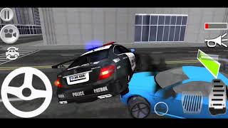 3d police car games chase mercedes c63 free android game screenshot 5