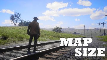 RDR2 Walking Across The Map | Time Lapse