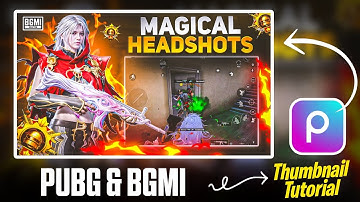 Make This Amazing PUBG/ Bgmi Thumbnail In PicsArt 🔥|| Pubg & Bgmi Thumbnail kaise banaye 