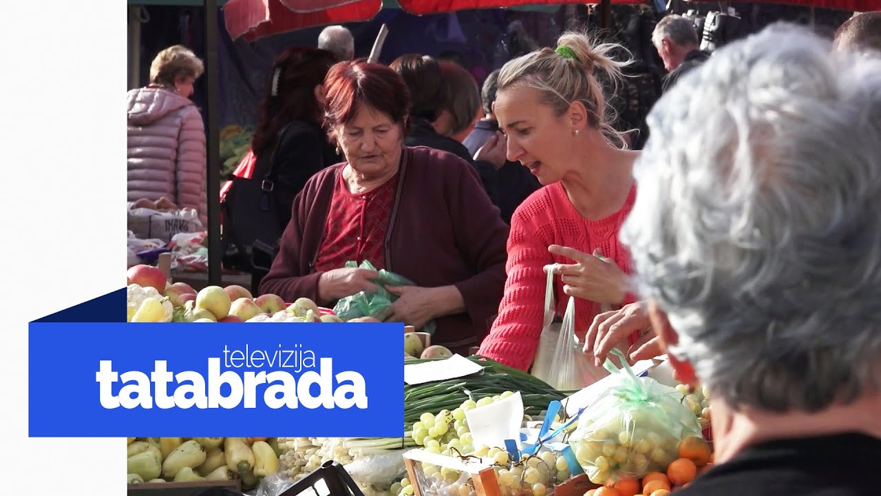 Pijaca u Srebreniku: Bogata ponuda voća i povrća po najpovoljnijim cijenama - tatabrada.tv